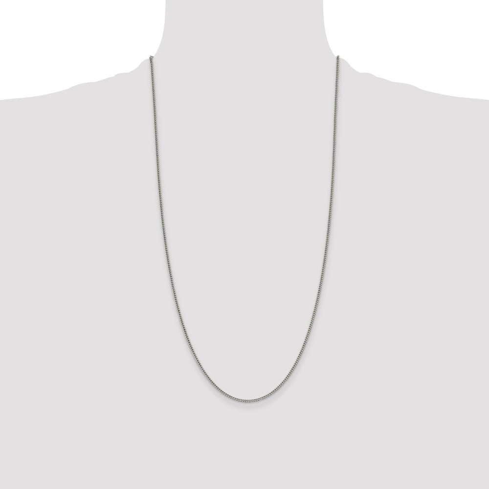 Sterling Silver 1.75mm Curb Chain