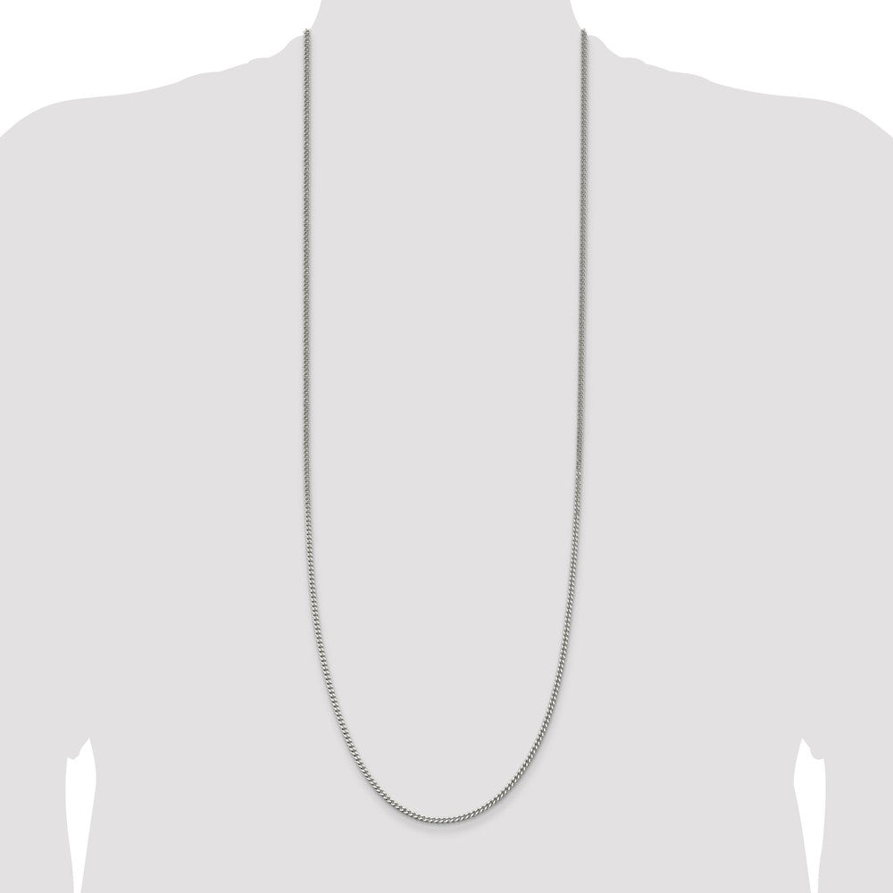 Sterling Silver 3mm Curb Chain