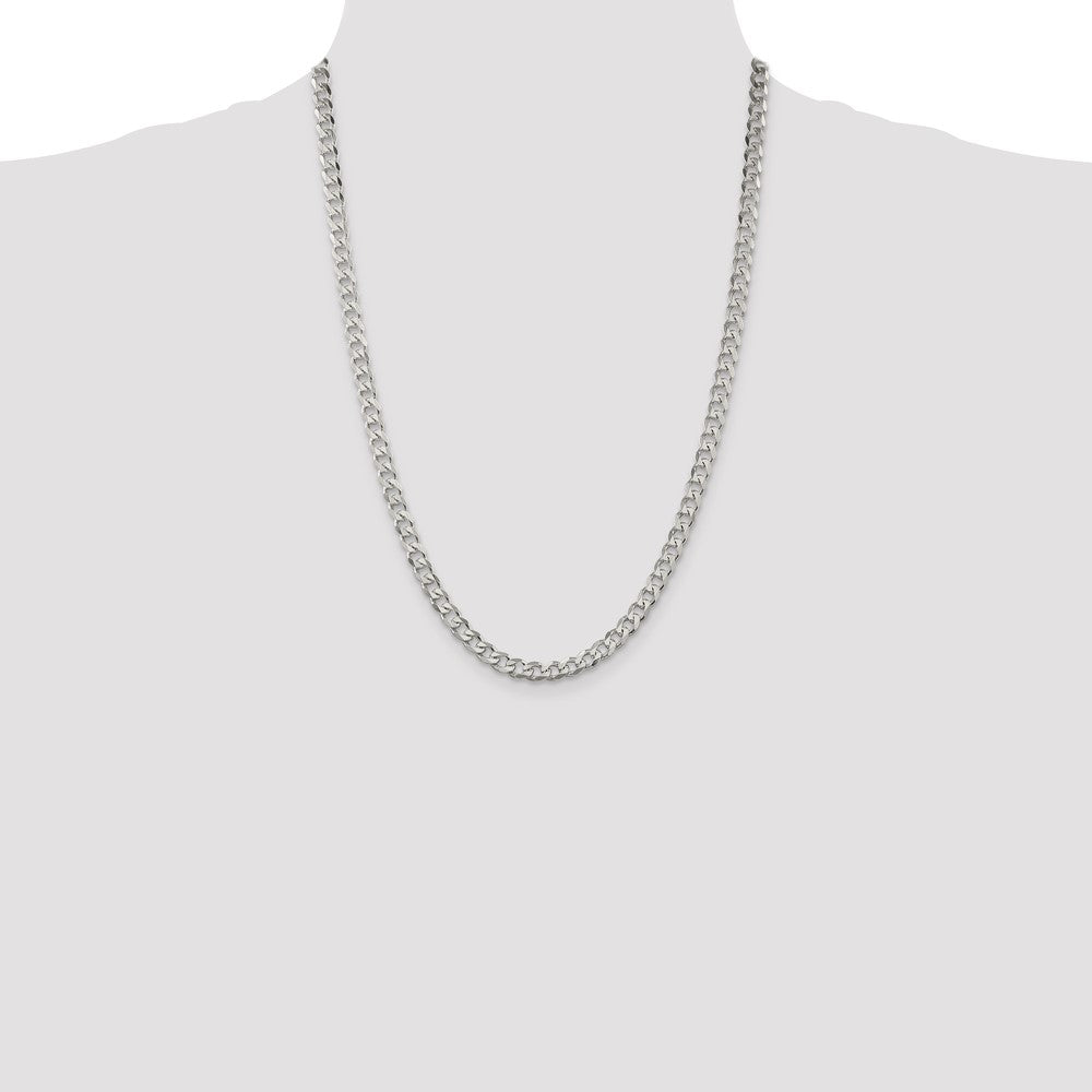 Sterling Silver 6mm Curb Chain