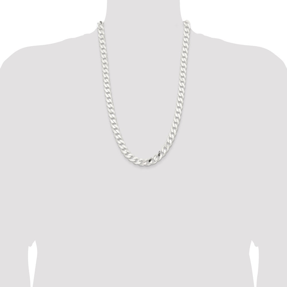 Sterling Silver 11mm Curb Chain