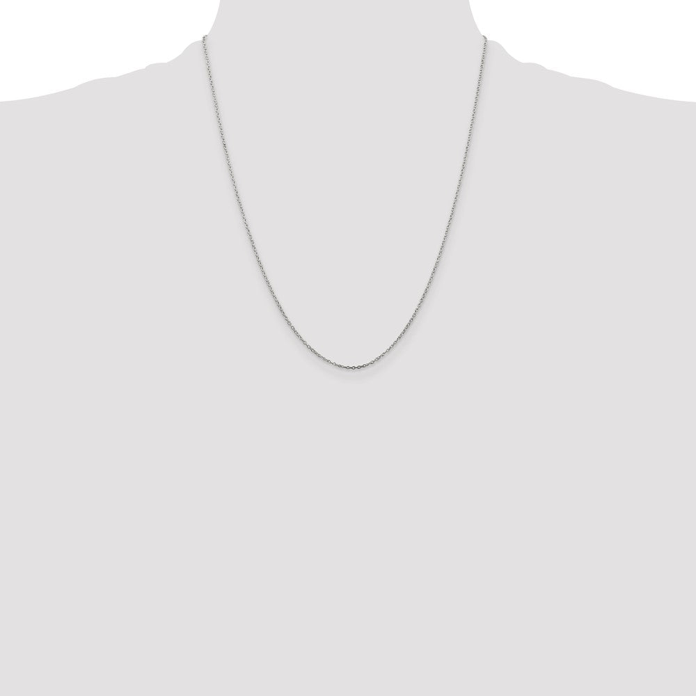 Sterling Silver 1mm Cable Chain
