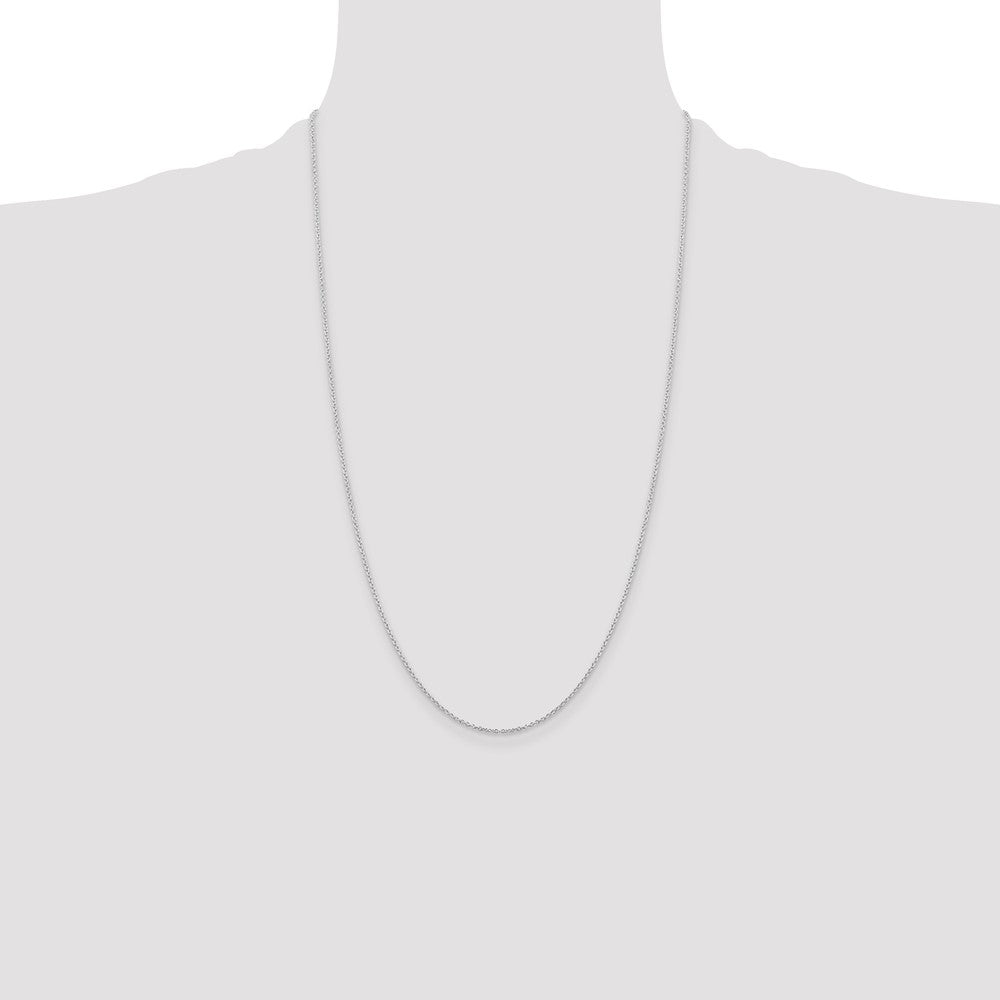 Sterling Silver 1.25mm Cable Chain