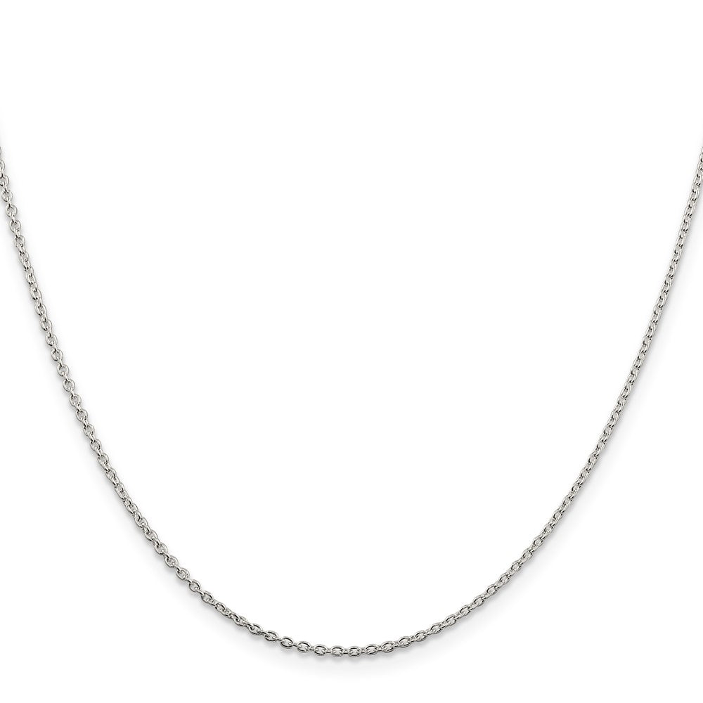 Sterling Silver 1.5mm Cable Chain w/2in ext.