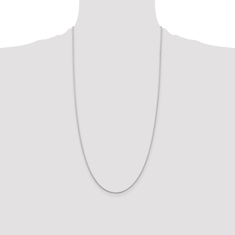 Sterling Silver 1.5mm Cable Chain