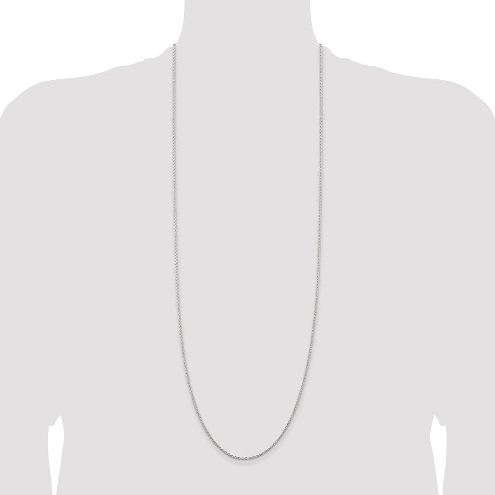 Sterling Silver 1.95mm Cable Chain