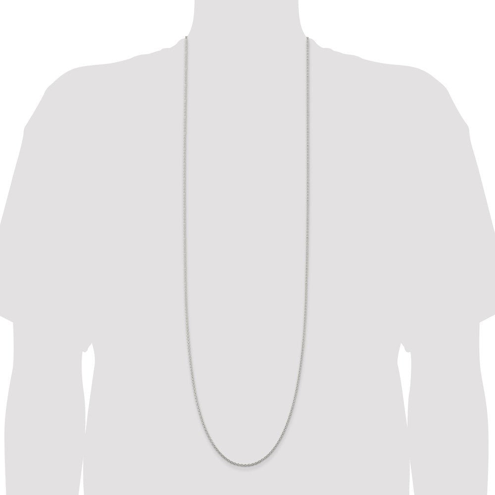Sterling Silver 2.25mm Cable Chain