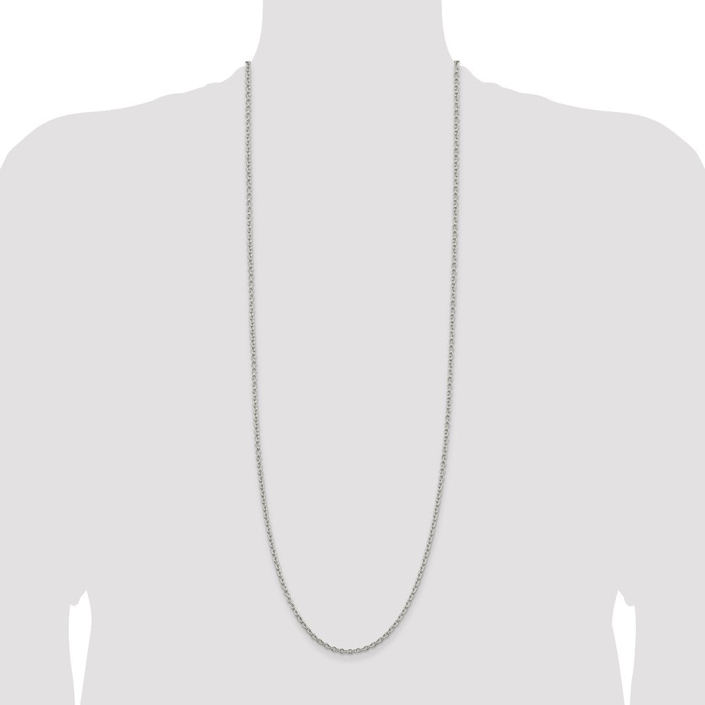Sterling Silver 2.75mm Cable Chain