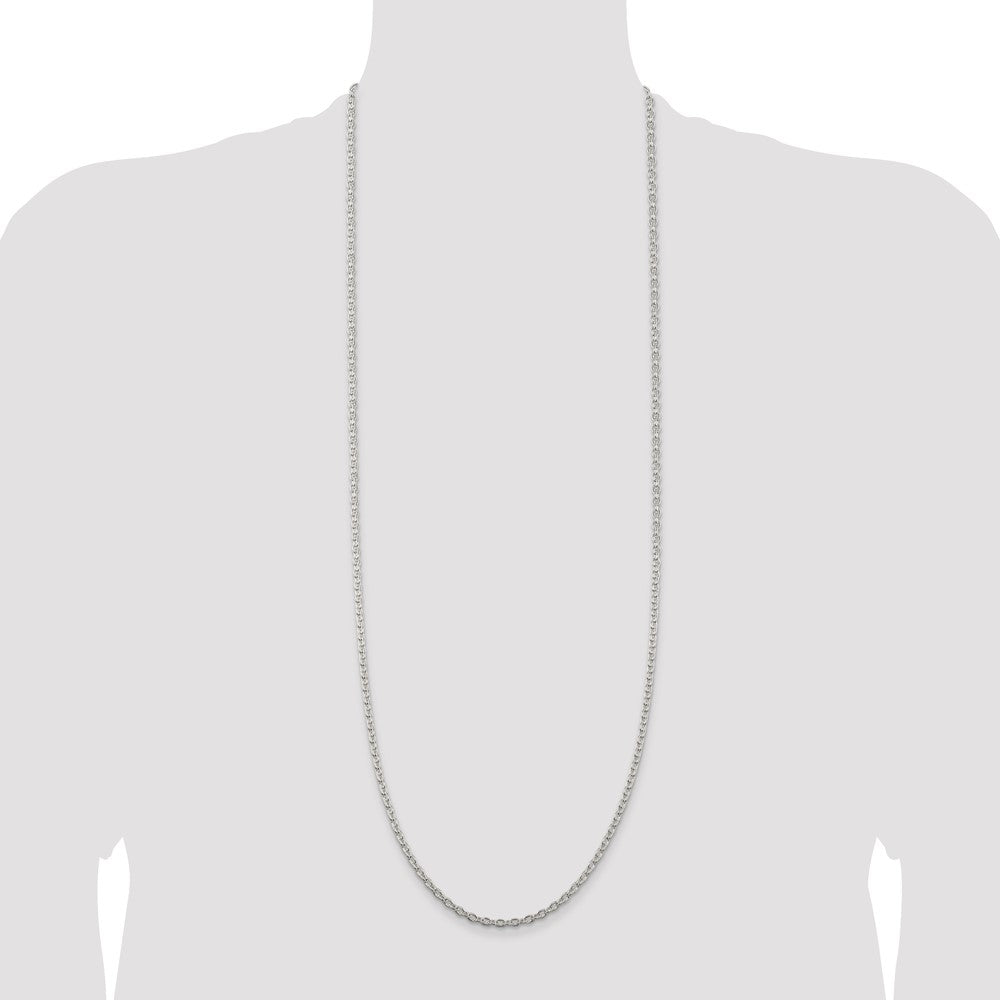 Sterling Silver 3.5mm Cable Chain