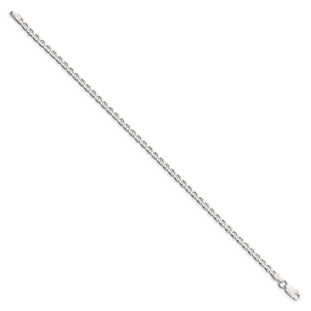 Sterling Silver 3.15mm Flat Cuban Anchor Chain