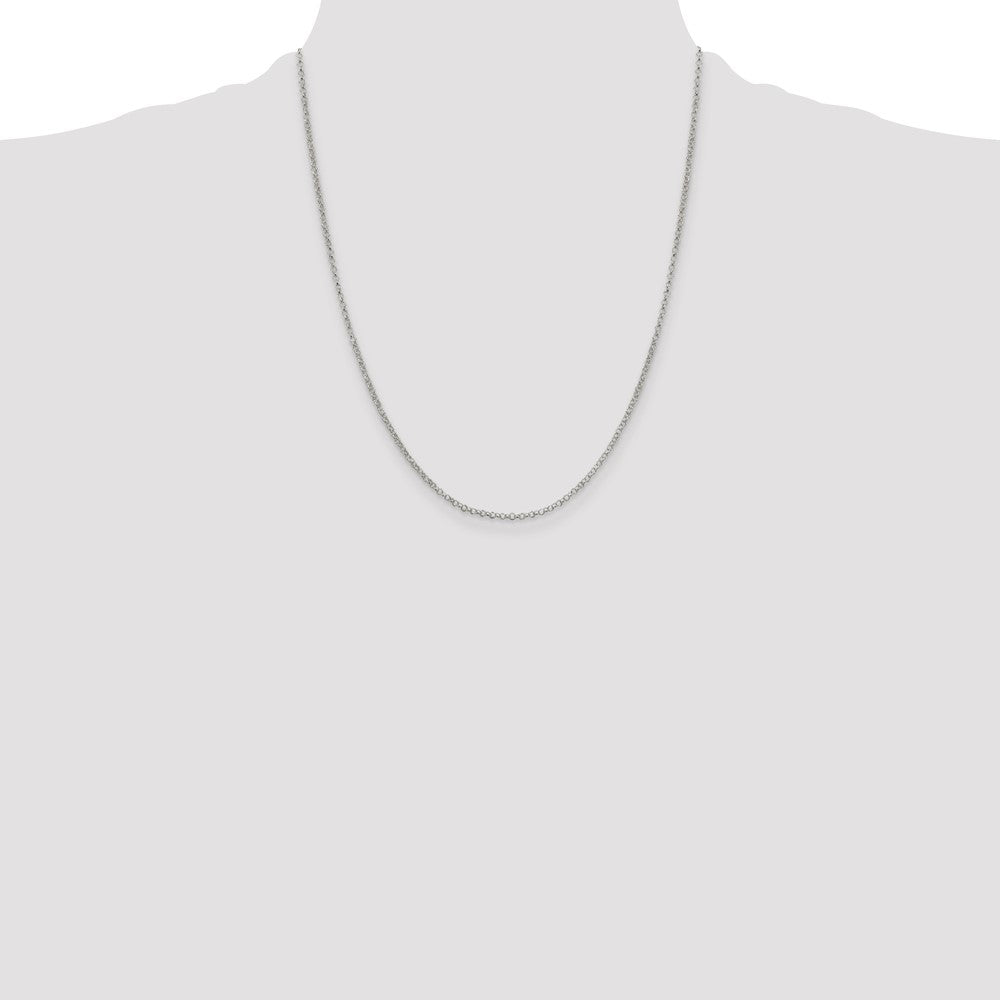 Sterling Silver 2mm Rolo Chain