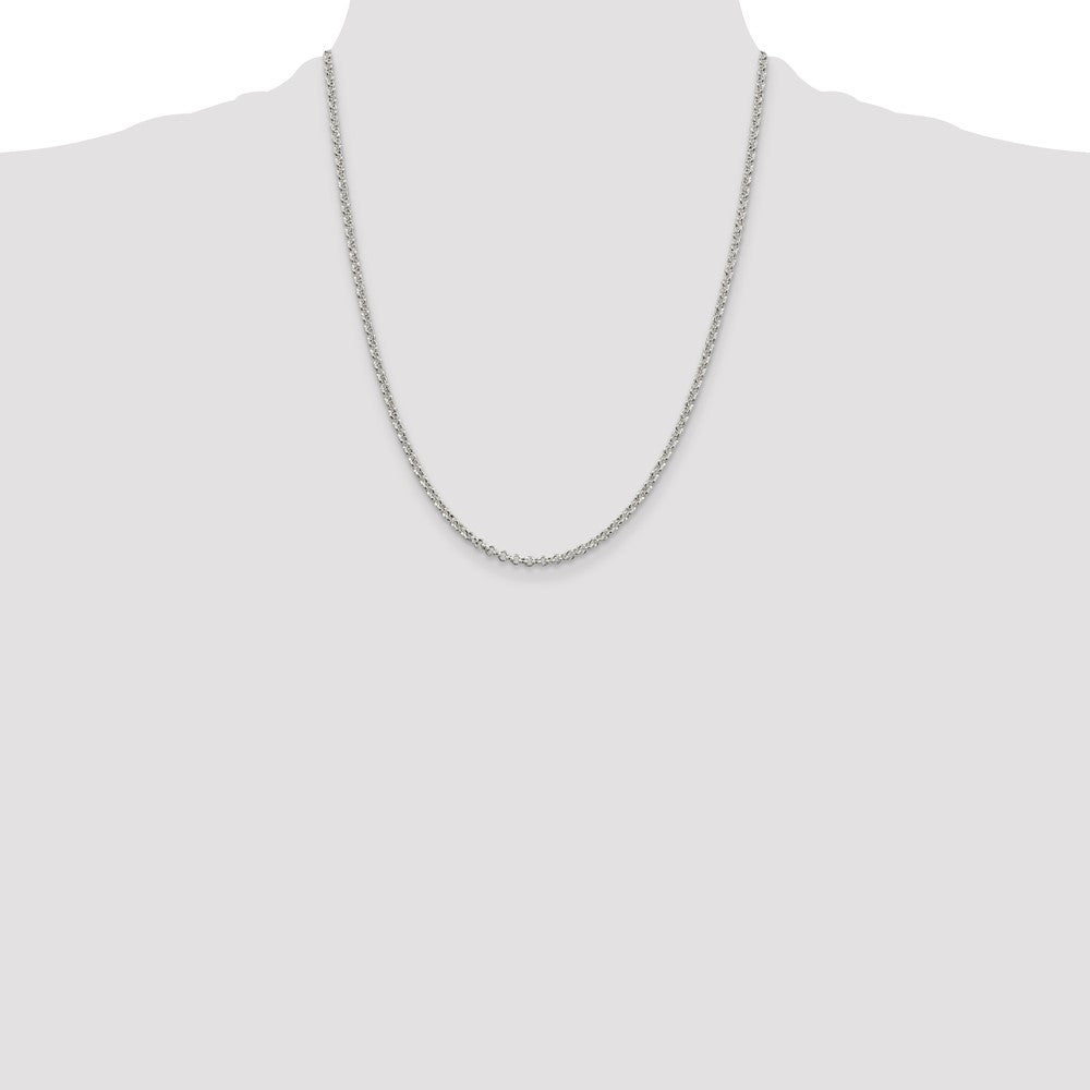 Sterling Silver 2.5mm Rolo Chain