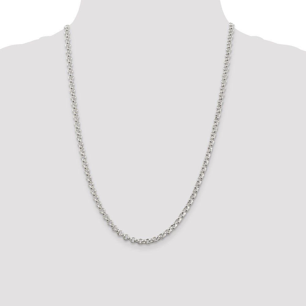 Sterling Silver 4.75mm Rolo Chain