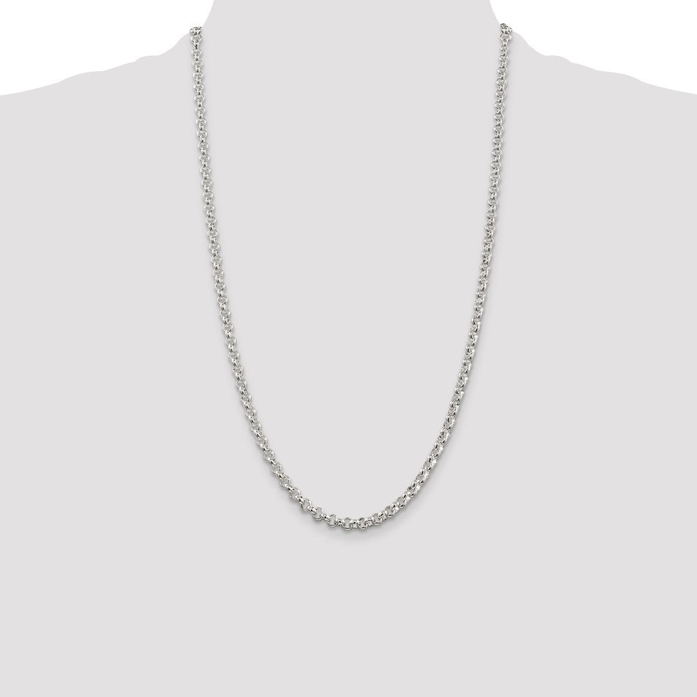 Sterling Silver 4.75mm Rolo Chain