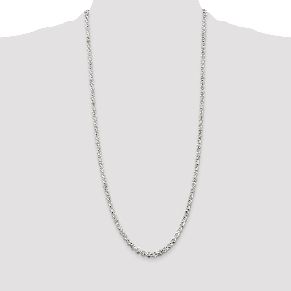 Sterling Silver 4.75mm Rolo Chain