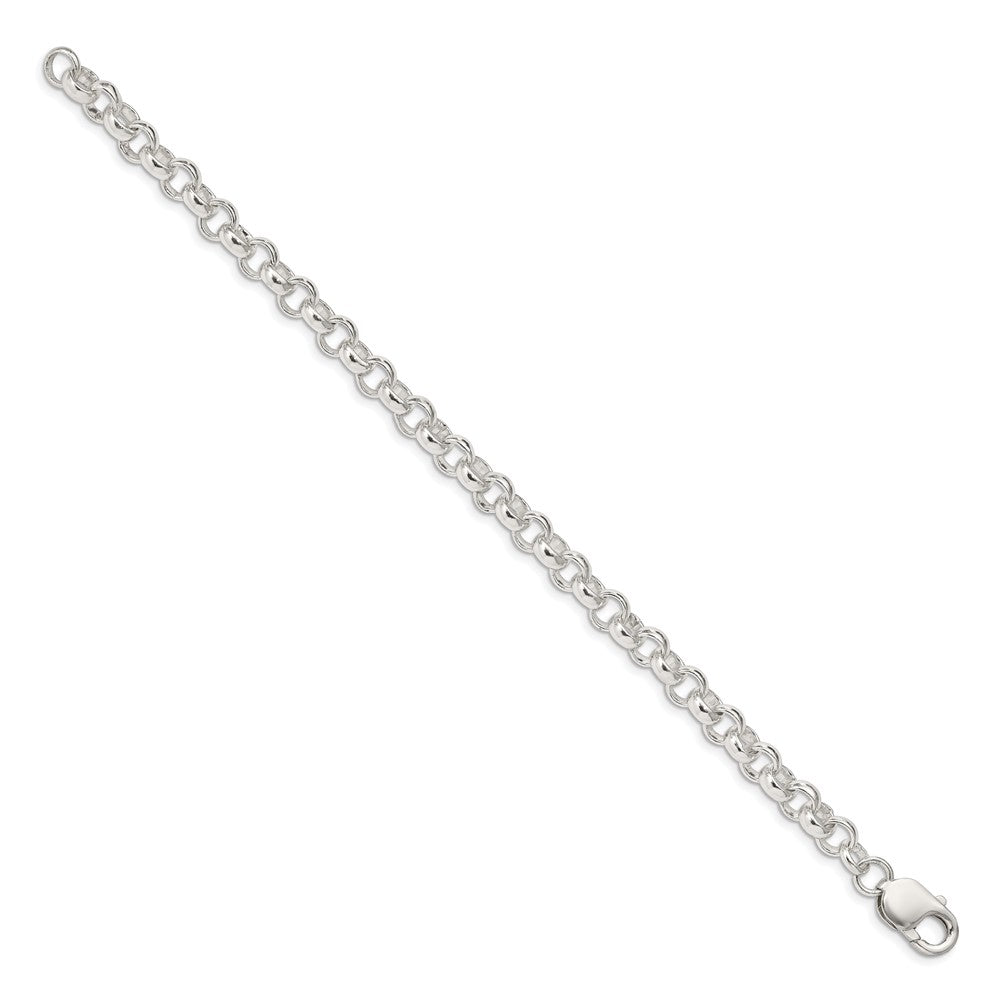 Sterling Silver 6.75mm Rolo Chain