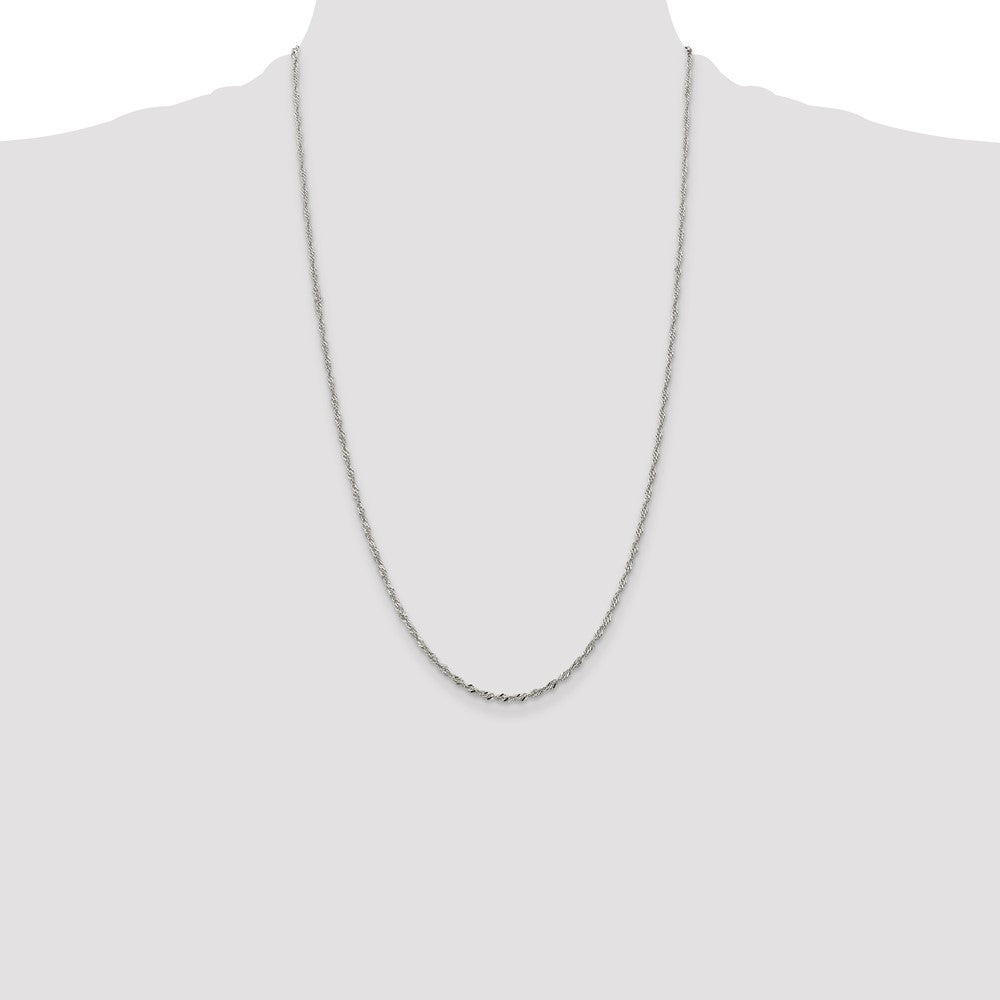 Sterling Silver 2mm Singapore Chain