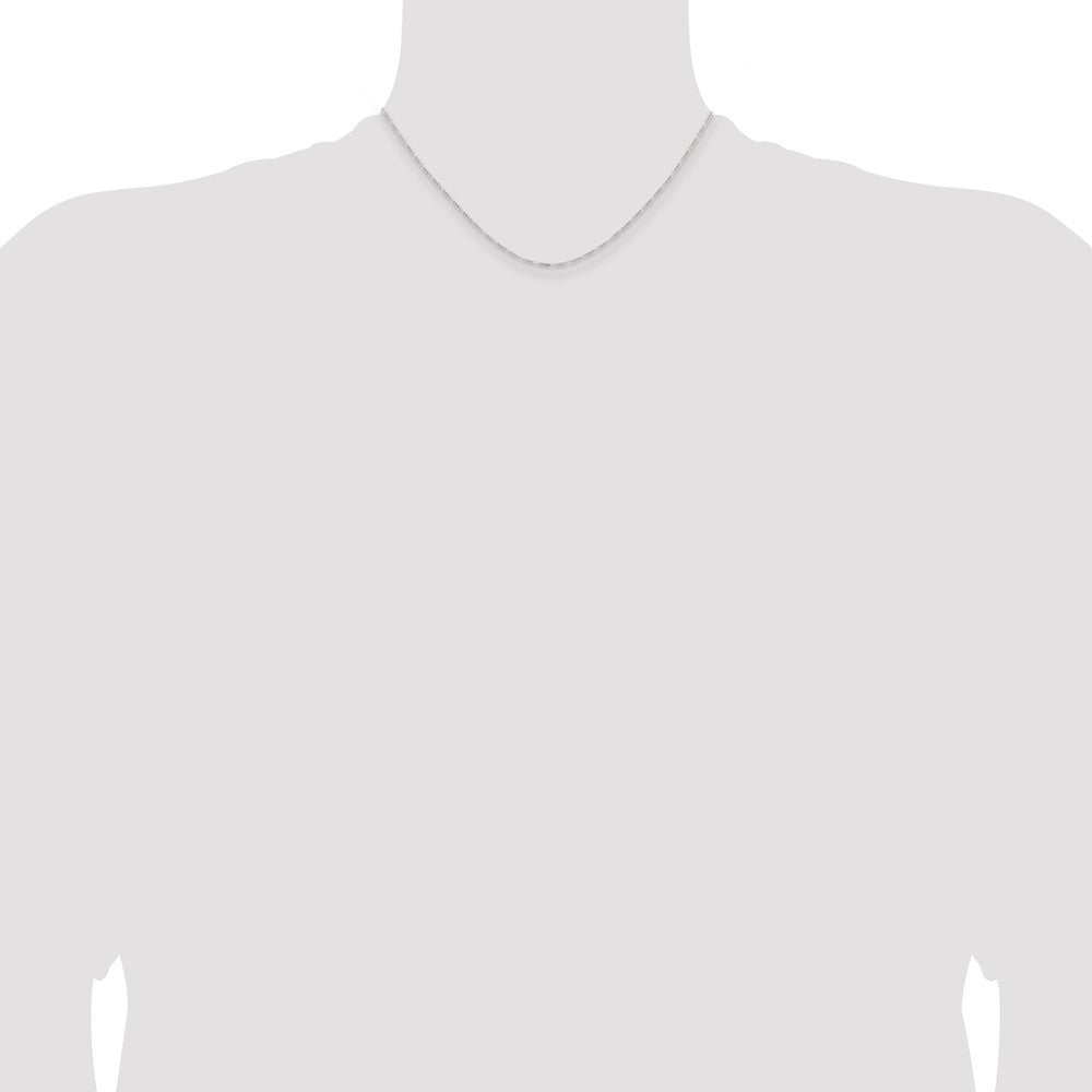 Sterling Silver 1.2mm Figaro Chain