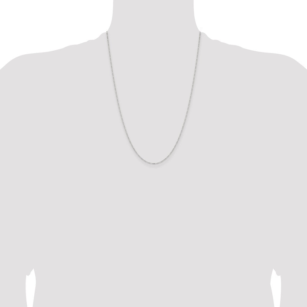 Sterling Silver 1.2mm Figaro Chain