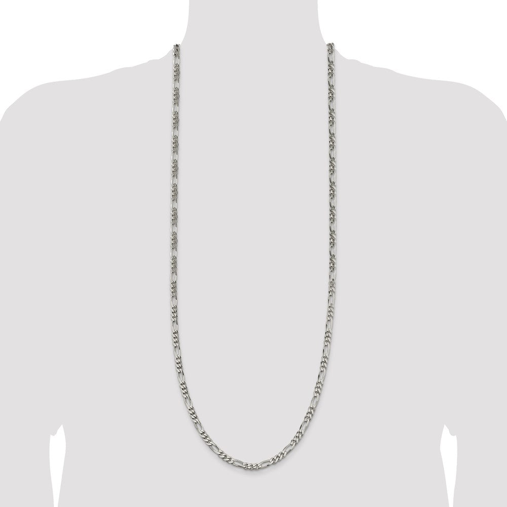 Sterling Silver 5.5mm Figaro Chain