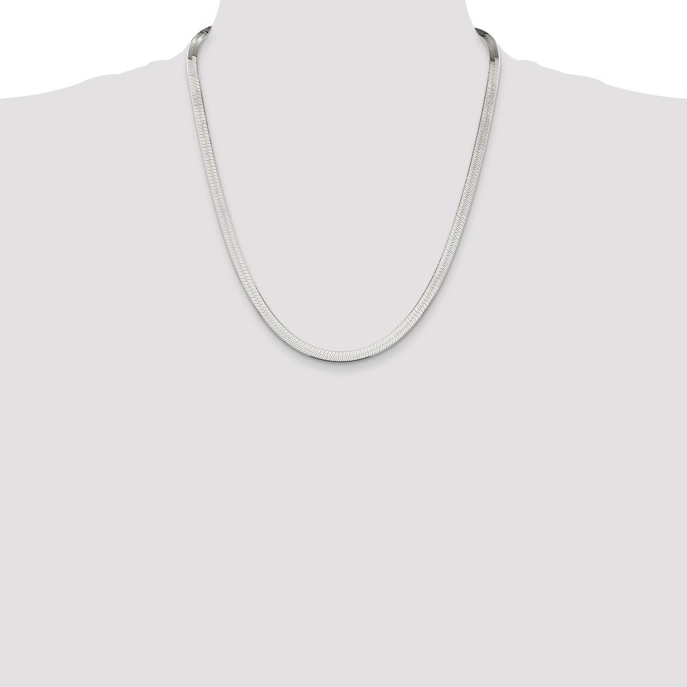 Sterling Silver 5.25mm Magic Herringbone Chain
