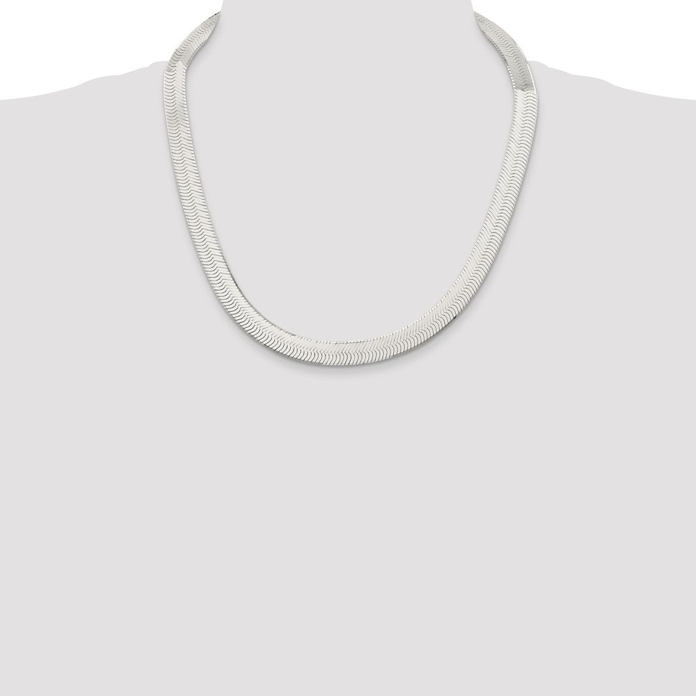 Sterling Silver 10.5mm Magic Herringbone Chain