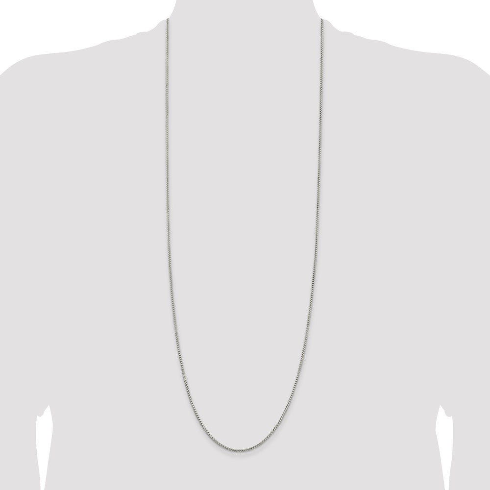 Sterling Silver 1.75mm Round Box Chain