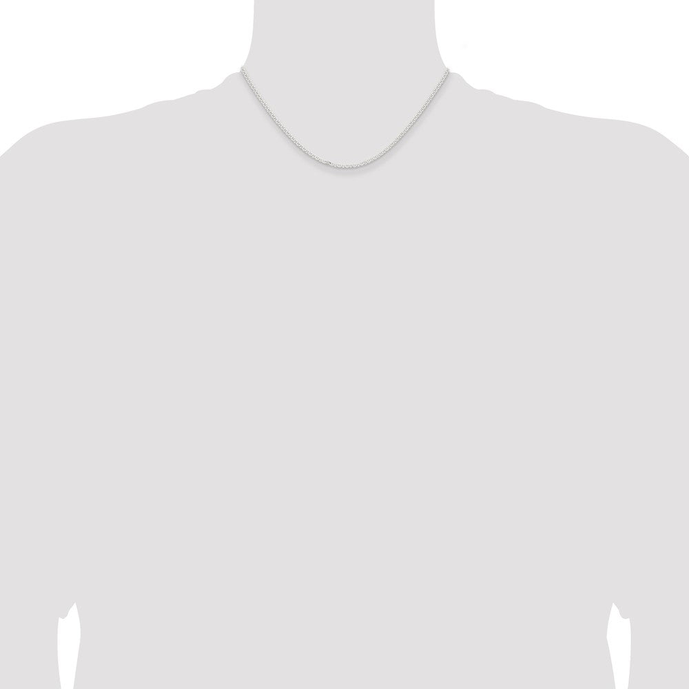 Sterling Silver 2.25mm Flat Anchor Chain