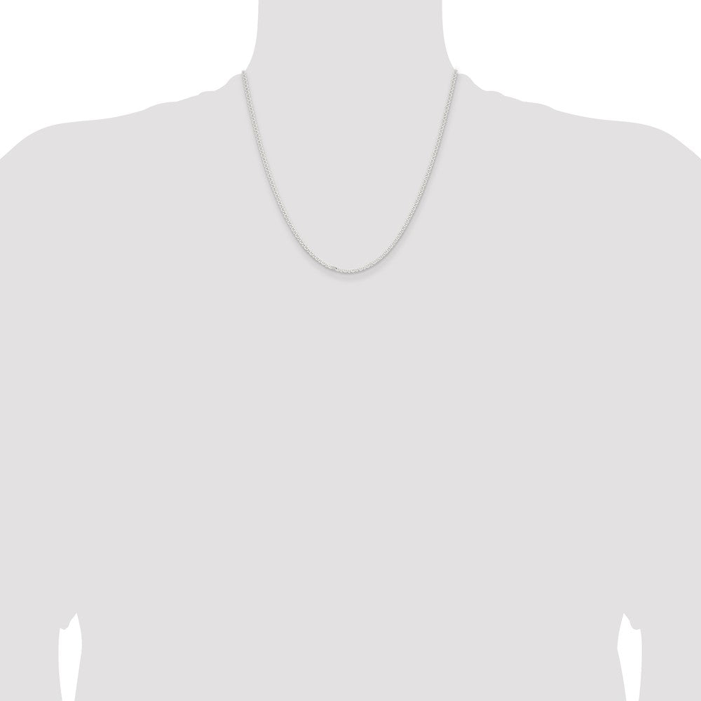 Sterling Silver 2.25mm Flat Anchor Chain