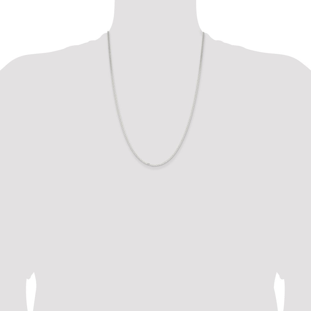 Sterling Silver 2.25mm Flat Anchor Chain