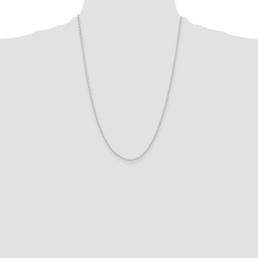 Sterling Silver Polished and D/C 1.75mm Marine Link Chain