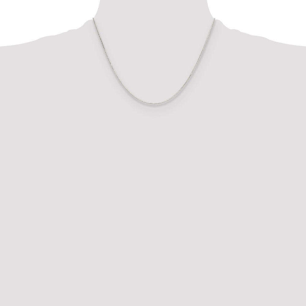 Sterling Silver Polished .90mm Octagonal Snake Chain