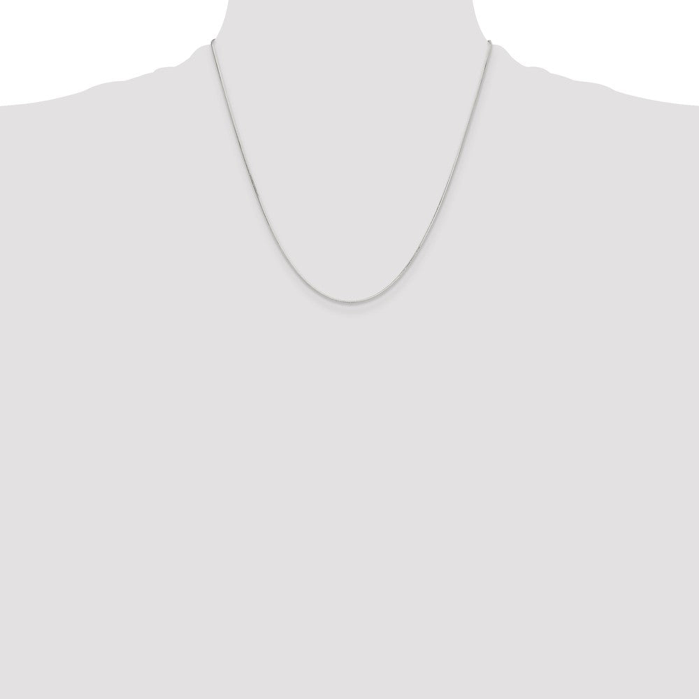 Sterling Silver Polished .90mm Octagonal Snake Chain