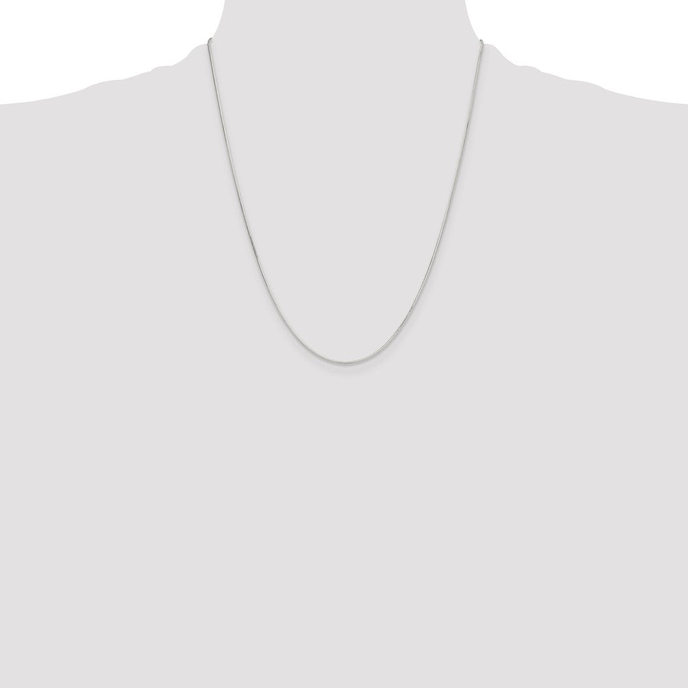 Sterling Silver Polished .90mm Octagonal Snake Chain