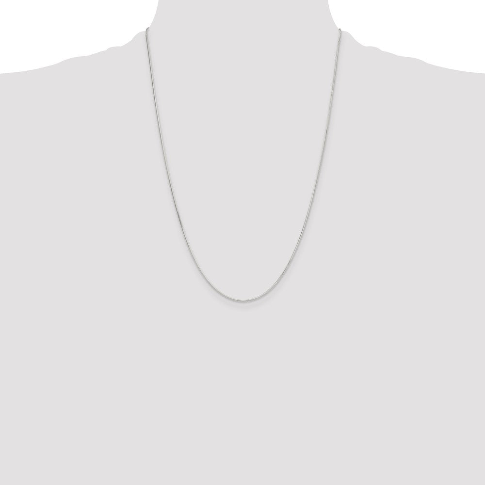 Sterling Silver Polished .90mm Octagonal Snake Chain