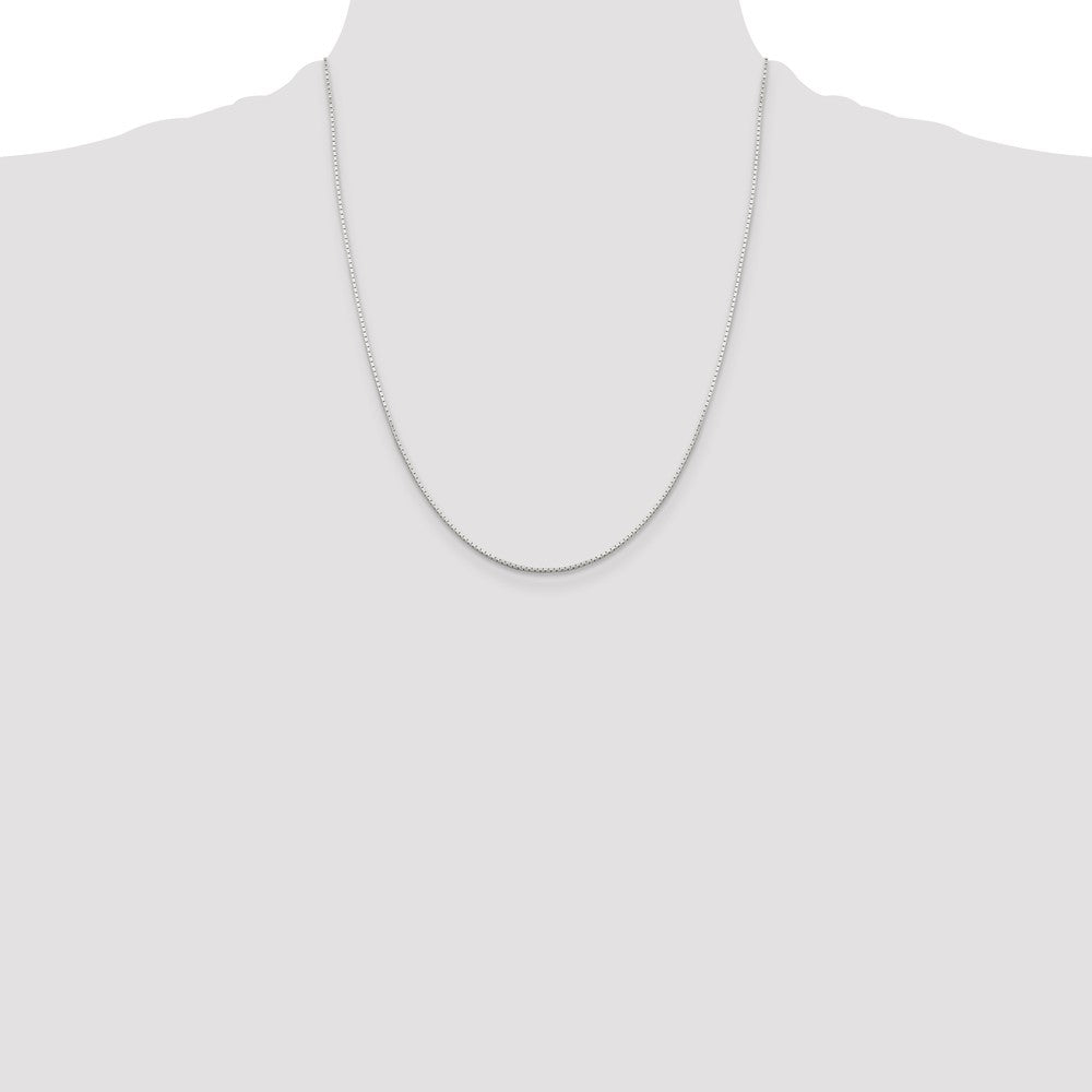 Sterling Silver 1mm Mirror Box Chain