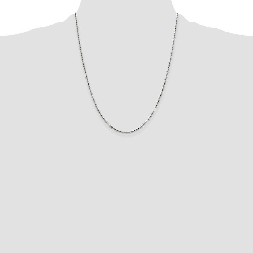 Sterling Silver 1mm Curb Chain