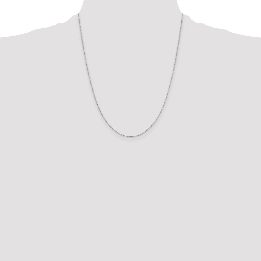 Sterling Silver 1.15mm Flat Cable Chain