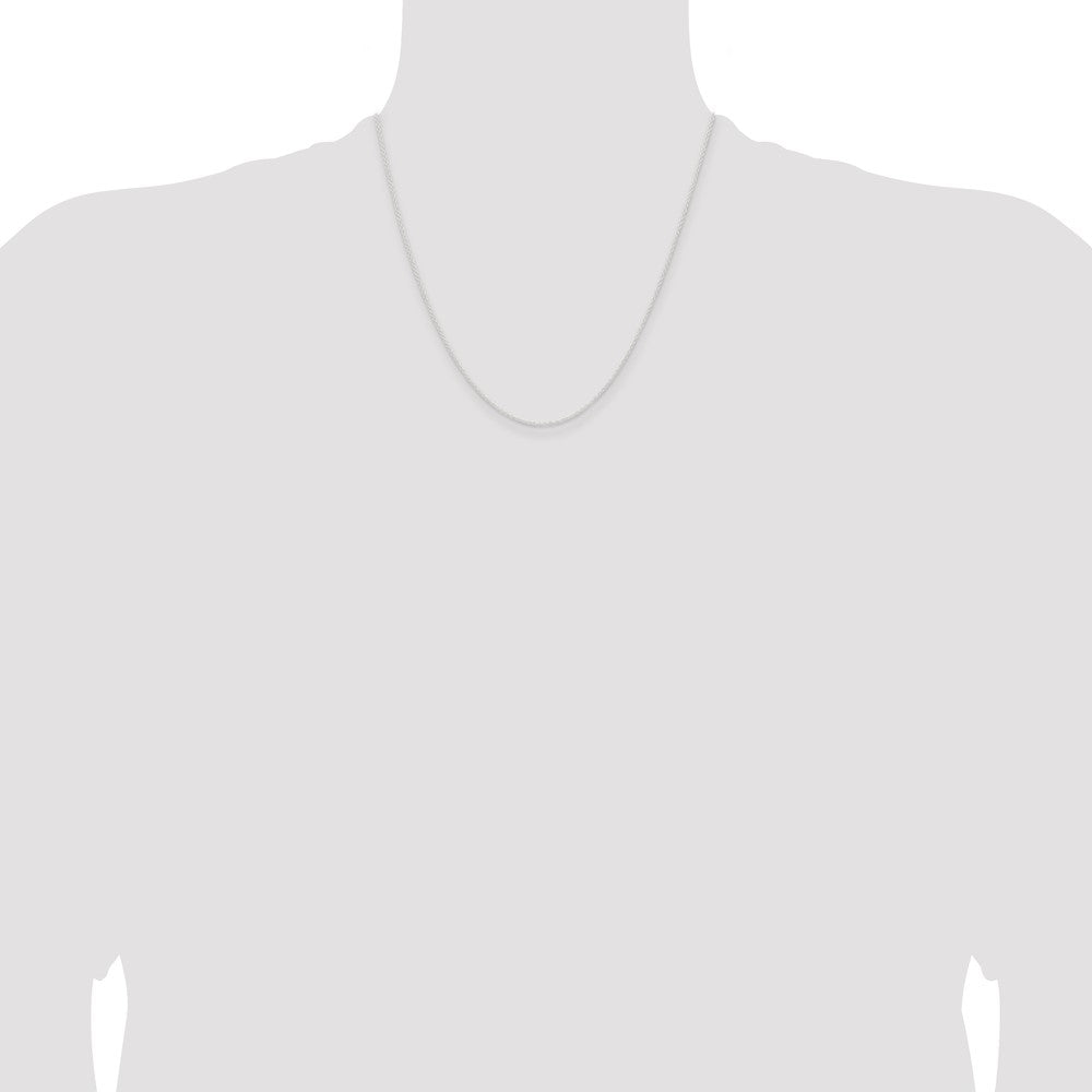 Sterling Silver 1.45mm Forzantina Cable Chain