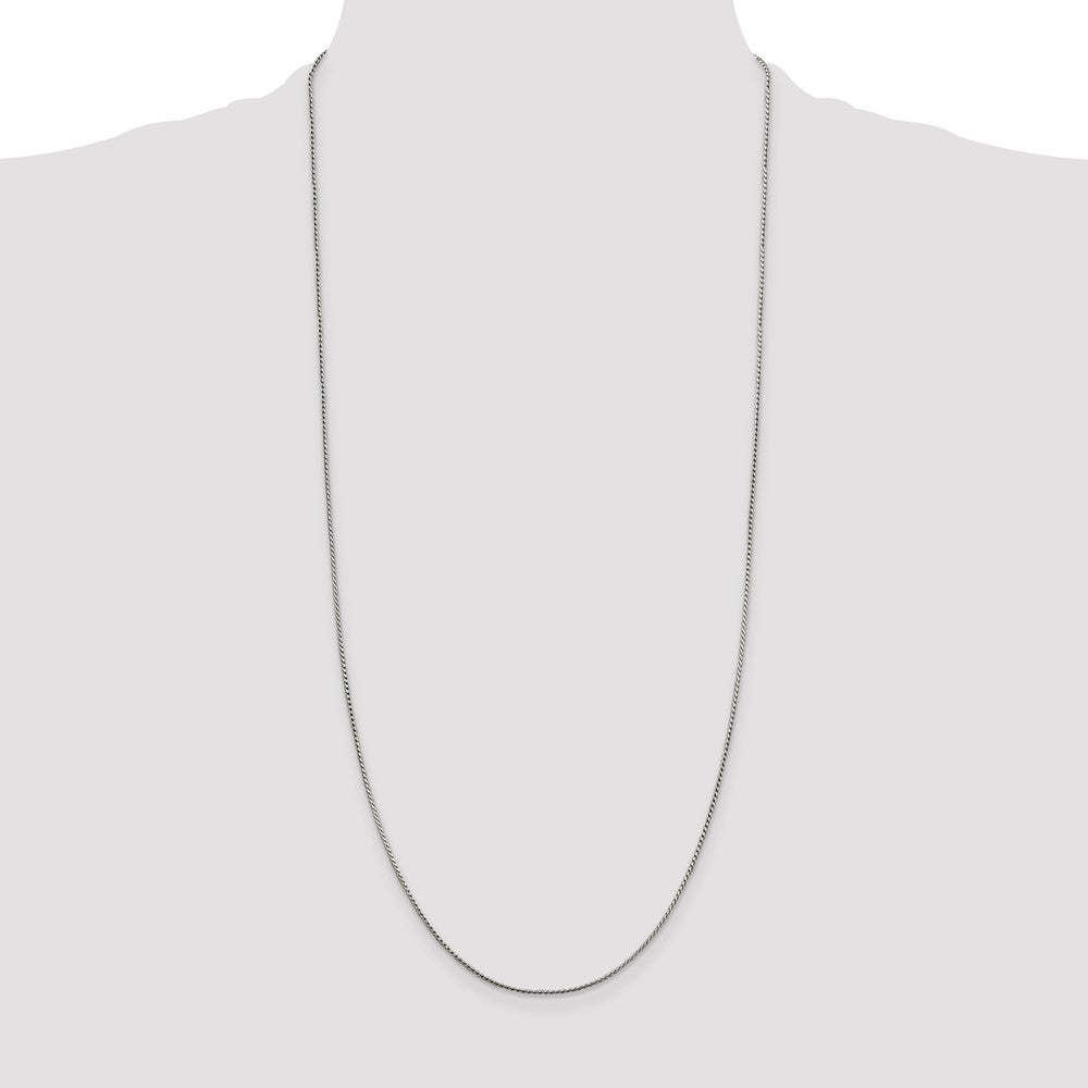 Sterling Silver 1mm Round Franco Chain
