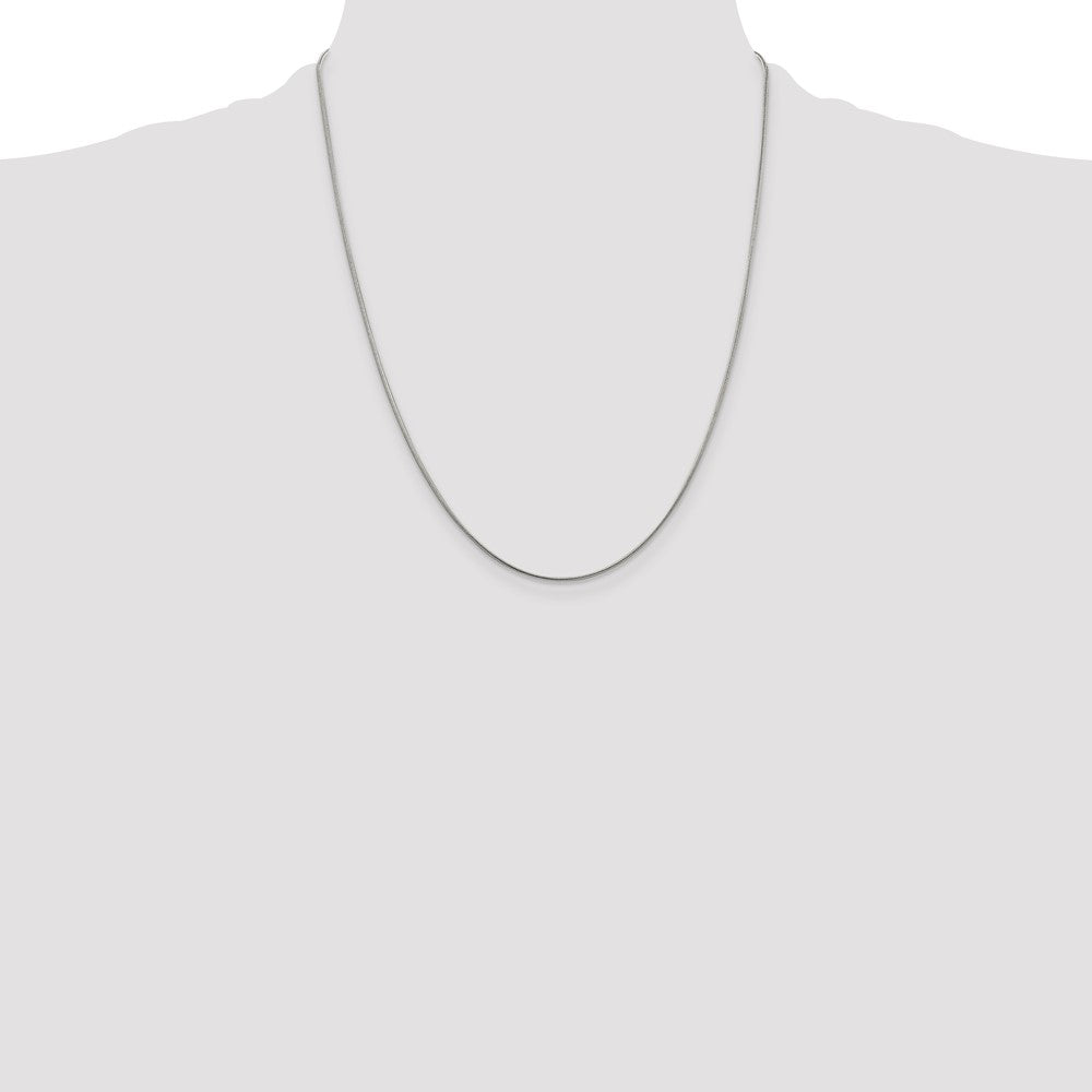 Sterling Silver 1mm Snake Chain