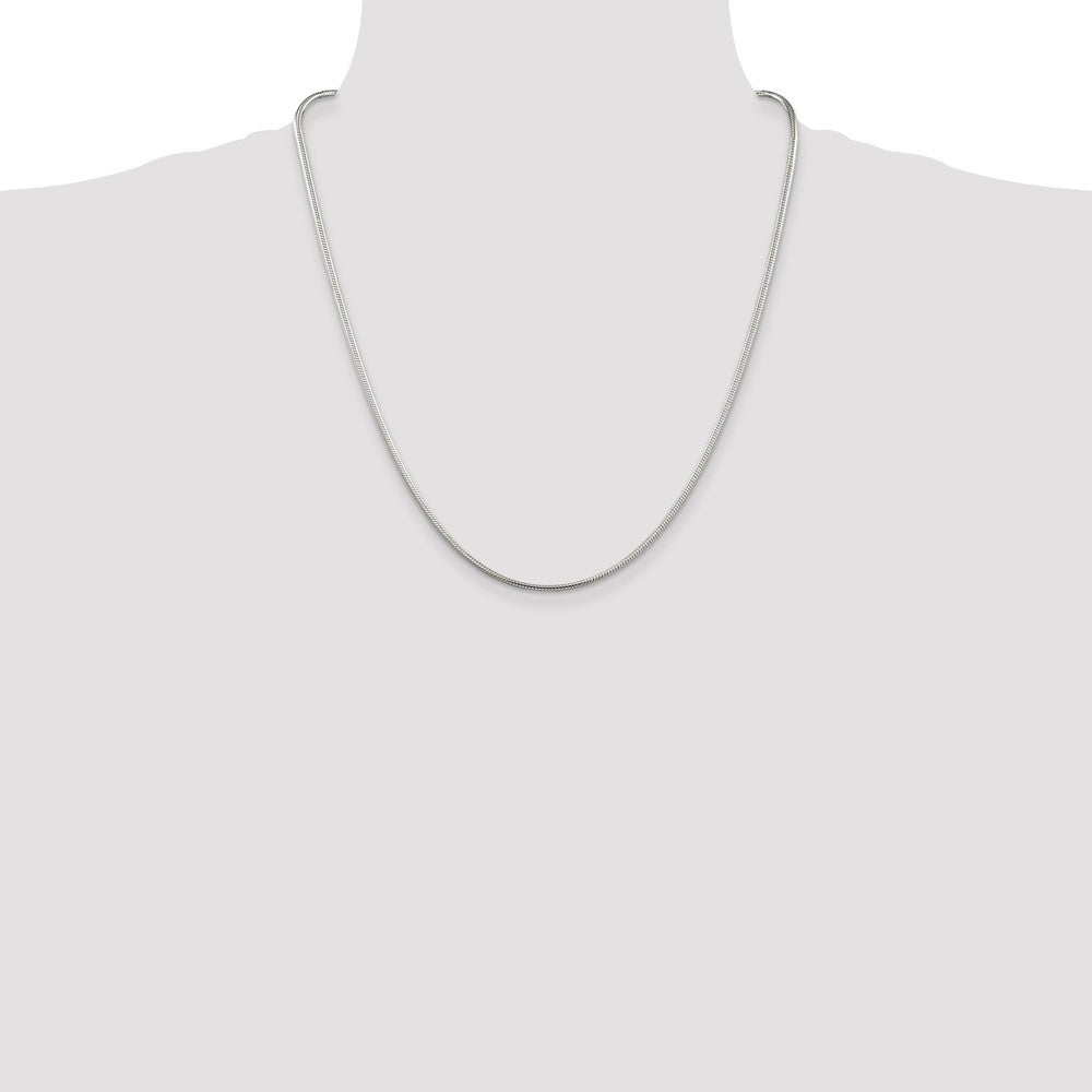 Sterling Silver 2mm Snake Chain