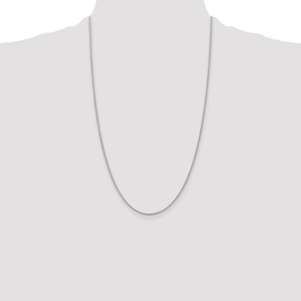 Sterling Silver 1.5mm Round Spiga Chain