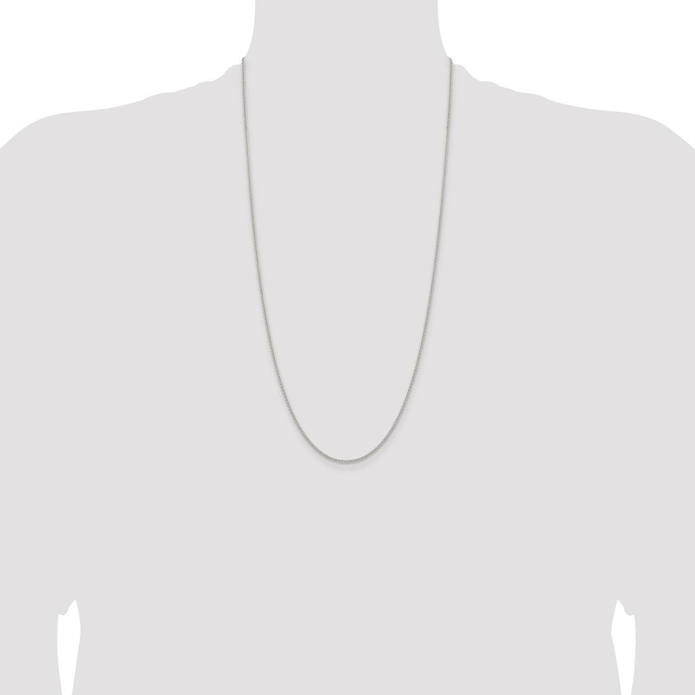 Sterling Silver 1.6mm Round Spiga Chain