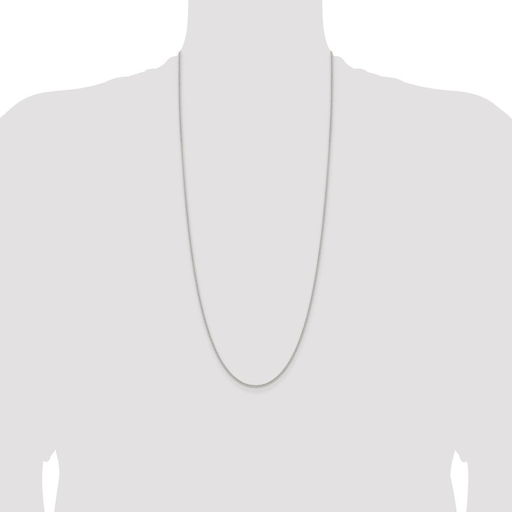 Sterling Silver 1.6mm Round Spiga Chain