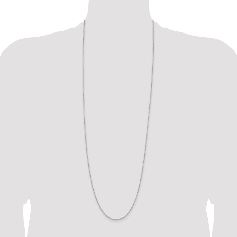 Sterling Silver 1.6mm Round Spiga Chain