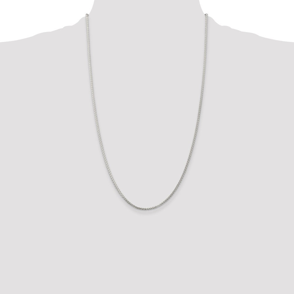 Sterling Silver 1.75mm Round Spiga Chain