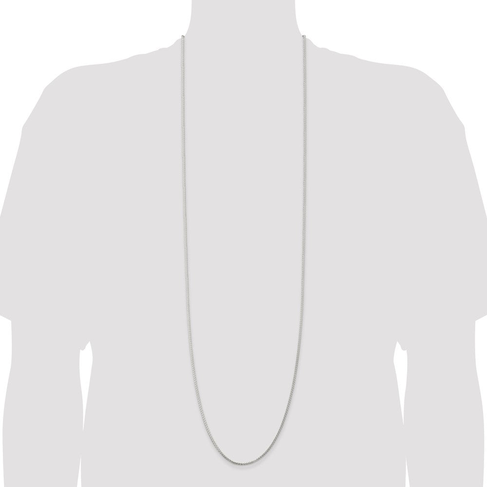 Sterling Silver 1.75mm Round Spiga Chain