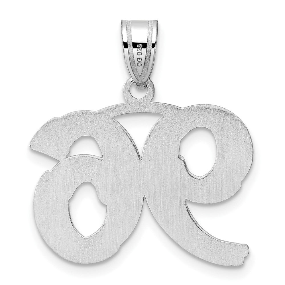 14kw Polished Etched Number 96 Pendant