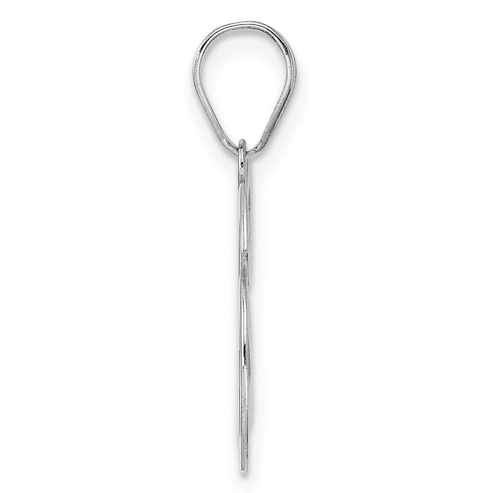 14kw Polished Number 26 Pendant
