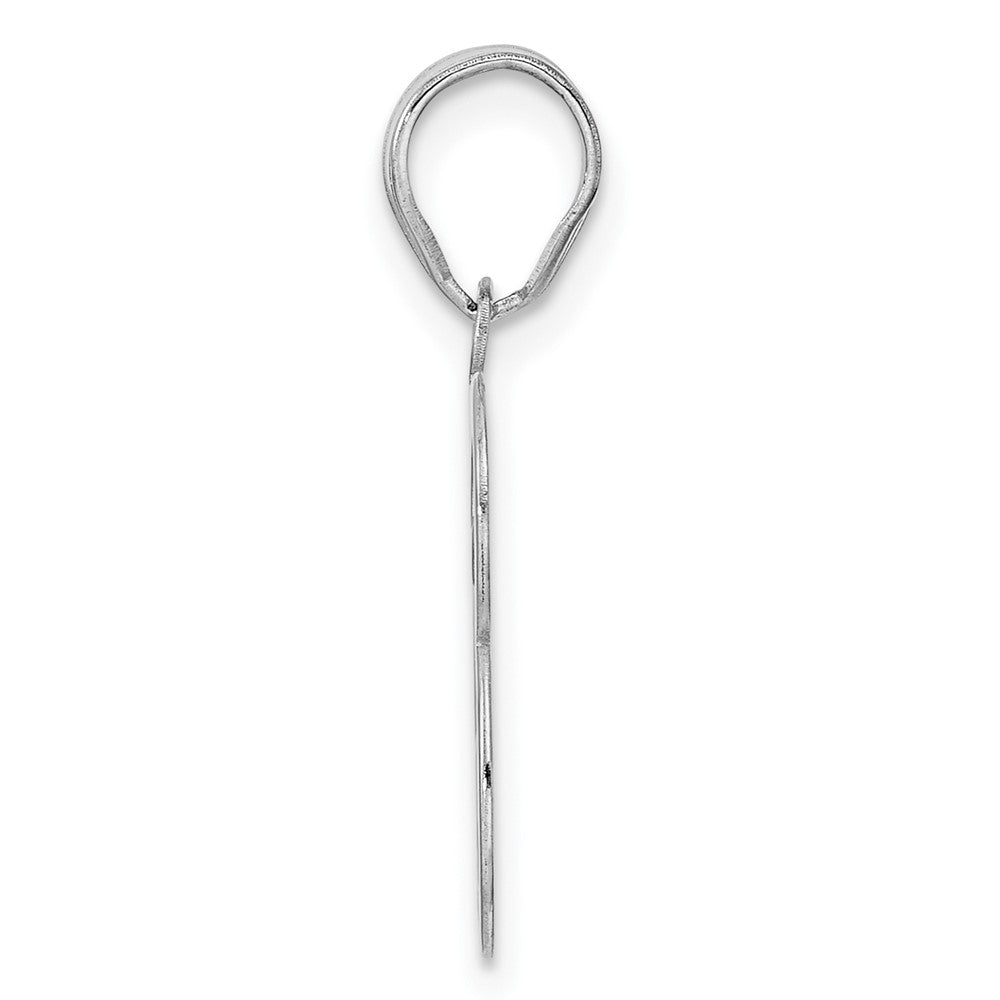 14kw Polished Number 33 Pendant